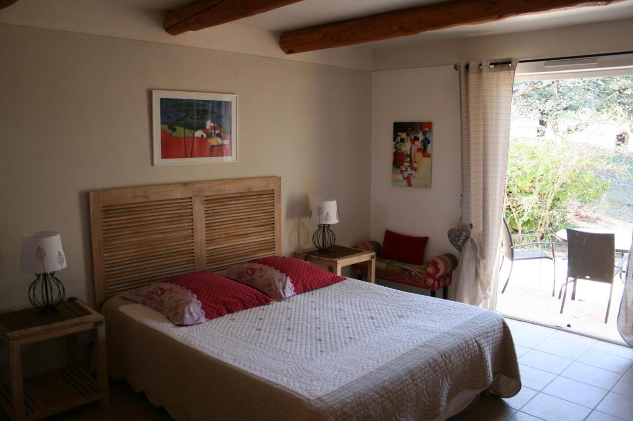 Le Mas Des Pierres Blanches Bed and Breakfast Venasque Exteriör bild